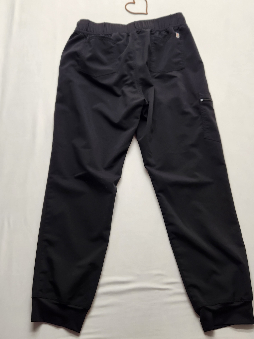 ⭐️Scrubstar BLACK Jogger Scrub Pants Size Large Performance Stretch Cargo Pocket - Picture 12 of 13